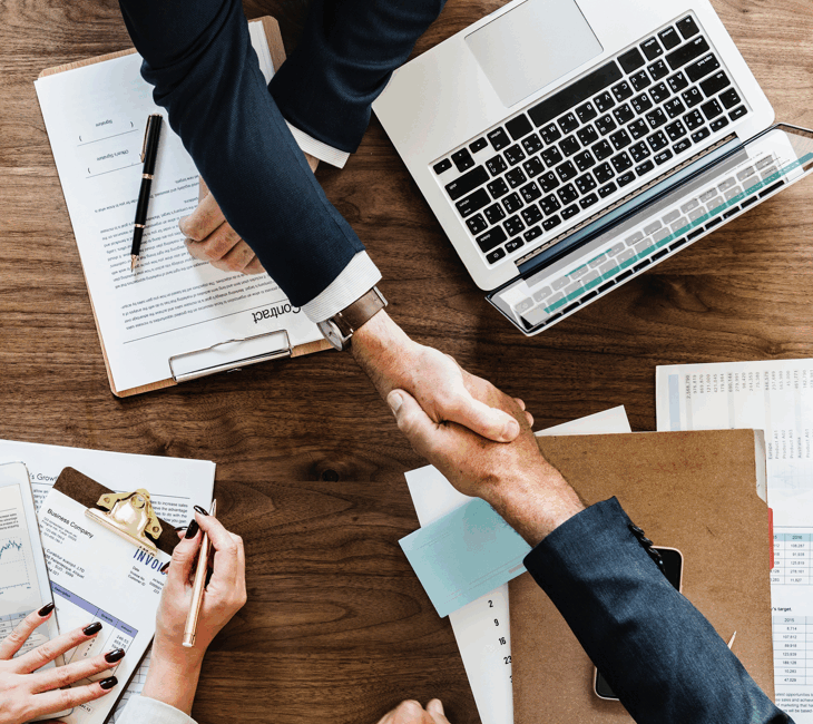 Start every meeting with a handshake. Start every meeting with a handshake.